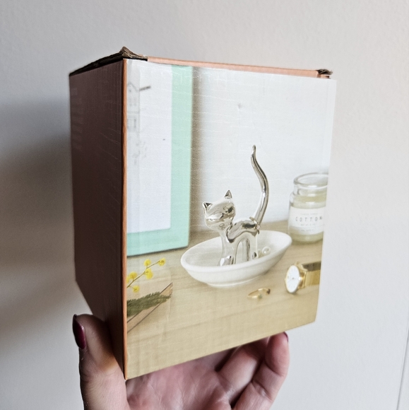 NWT Porcelain Cat Ring Holder - Picture 5 of 14